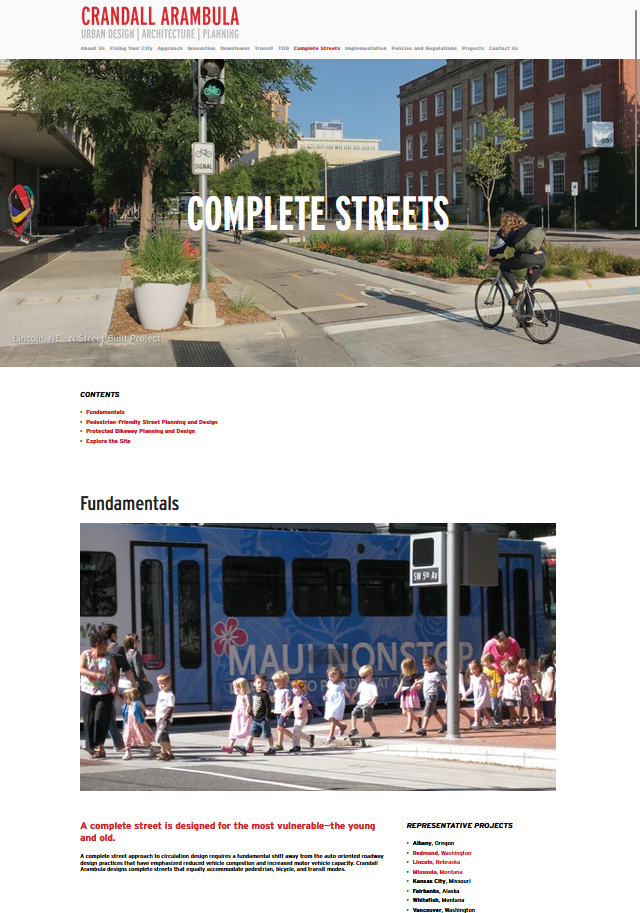 Crandall Arambula Web Design 3